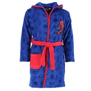 Textiel Trade Boy's Spiderman Hooded Plush Bathrobe